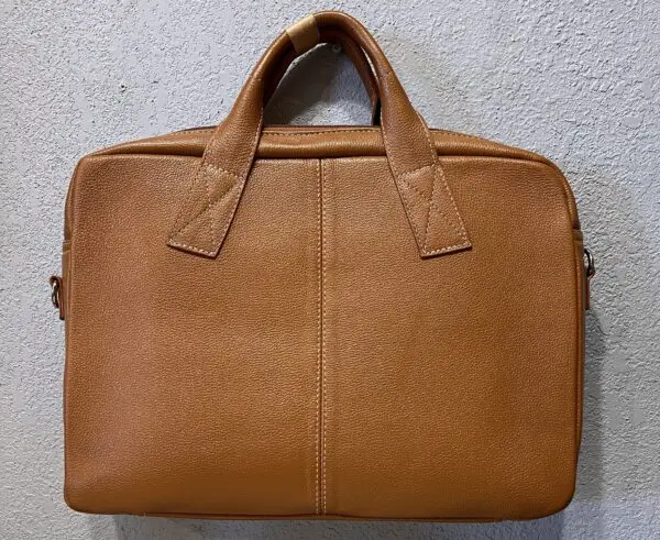 computer bag handmade genuine cowhide