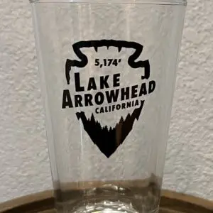 beer pint lake arrowhead "arrowhead"