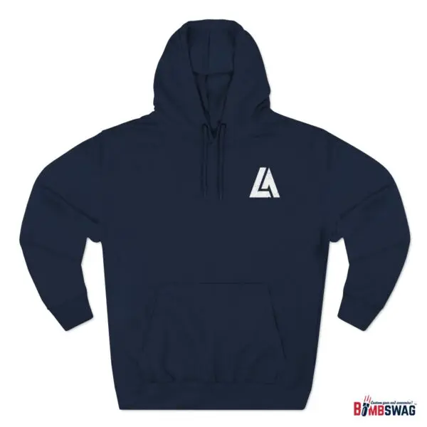 lake arrowhead premium modern la stamp hoodie with map coordinates