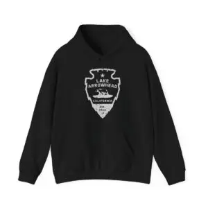 lake arrowhead hoodie signature arrowhead california flag design