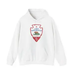 lake arrowhead hoodie signature arrowhead california flag design