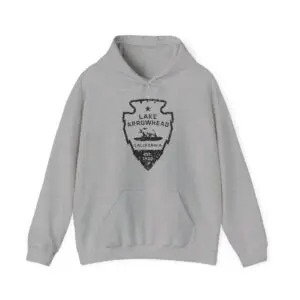 lake arrowhead hoodie signature arrowhead california flag design