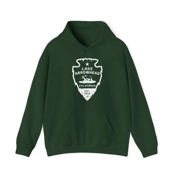 lake arrowhead hoodie signature arrowhead california flag design