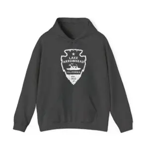 lake arrowhead hoodie signature arrowhead california flag design