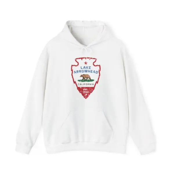 lake arrowhead hoodie signature arrowhead california flag design