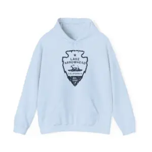 lake arrowhead hoodie signature arrowhead california flag design