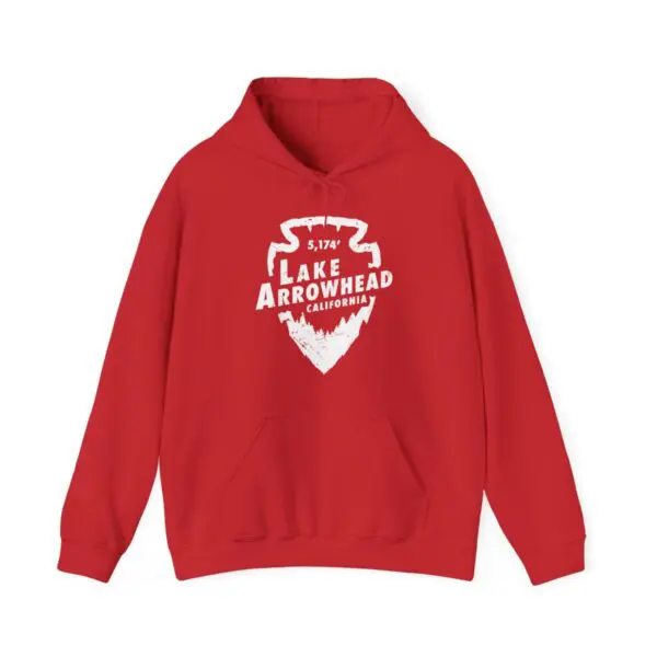 lake arrowhead hoodie with signature arrowhead design