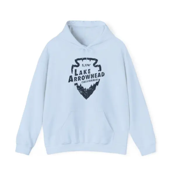 lake arrowhead hoodie with signature arrowhead design