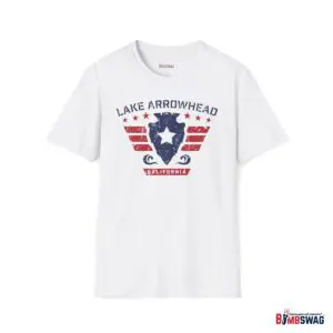 Photo of Lake Arrowhead Unisex Soft Style t Shirt With Our Stars And Stripes Military