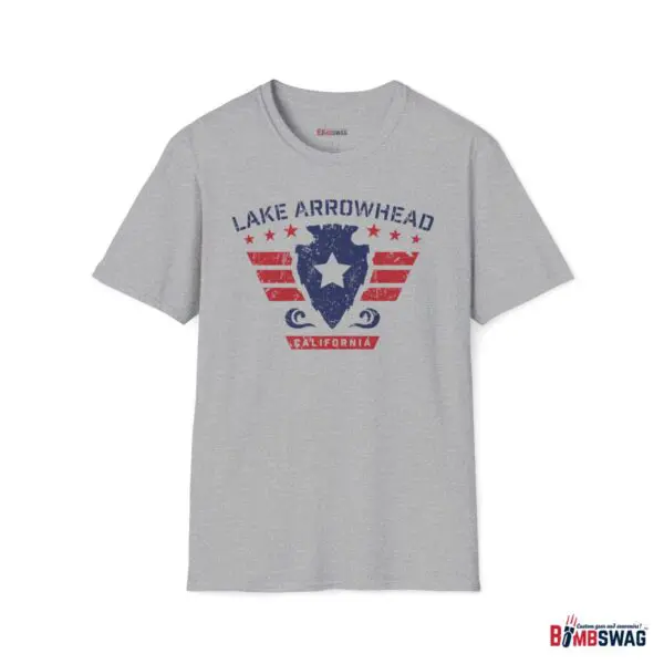 Photo of Lake Arrowhead Unisex Soft Style t Shirt With Our Stars And Stripes Military