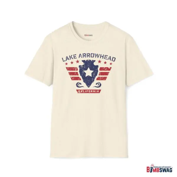 Photo of Lake Arrowhead Unisex Soft Style t Shirt With Our Stars And Stripes Military