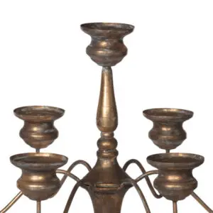 vintage iron candelabra