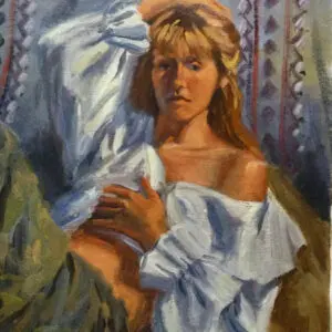 Photo of The White Blouse 16x18