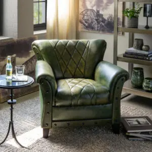 bradford leather armchair