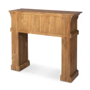 reclaimed pine fireplace mantel