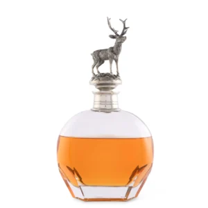 "standing elk" liquor decanter wide