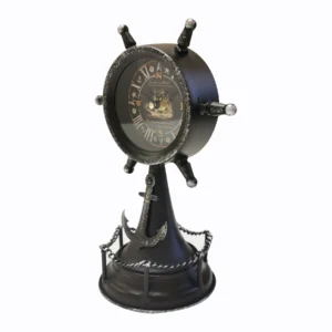 table/shelf clock ship wheel table/shelf clock