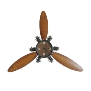 wall clock airplane propeller