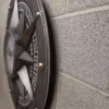 wall clock compass metal wall clock