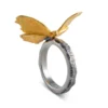 gold butterfly napkin ring