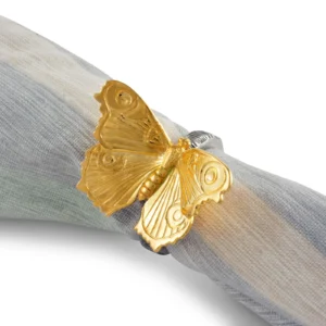 gold butterfly napkin ring