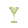 Aperitivo Martini Glass by ZODAX in Luster Green