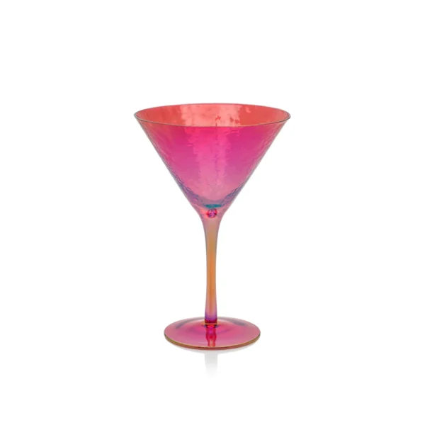 Aperitivo Martini Glass by ZODAX in Luster Red