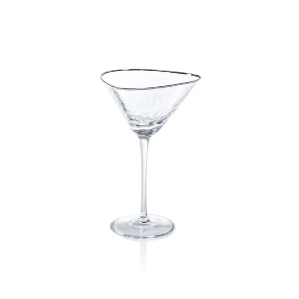 Aperitivo Martini Glass by ZODAX with Platinum Rim (CH-7357)