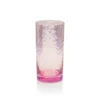 aperitivo highball glass luster pink by zodax 001