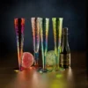 aperitivo slim champagne flute glass in a variety of colors by zodax 02