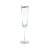 aperitivo triangular champagne flute by zodax