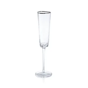 aperitivo triangular champagne flute by zodax