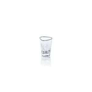 aperitivo triangular shot glass by zodax