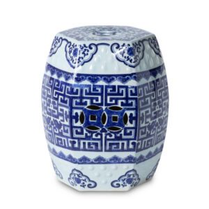 chinoiserie garden stool