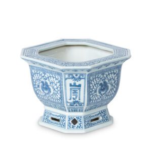 chinoiserie square planter
