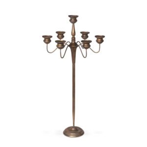vintage iron candelabra