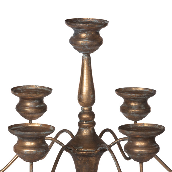 Photo of Vintage Iron Candelabra — alternate view