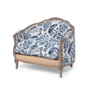 bluebird toile settee